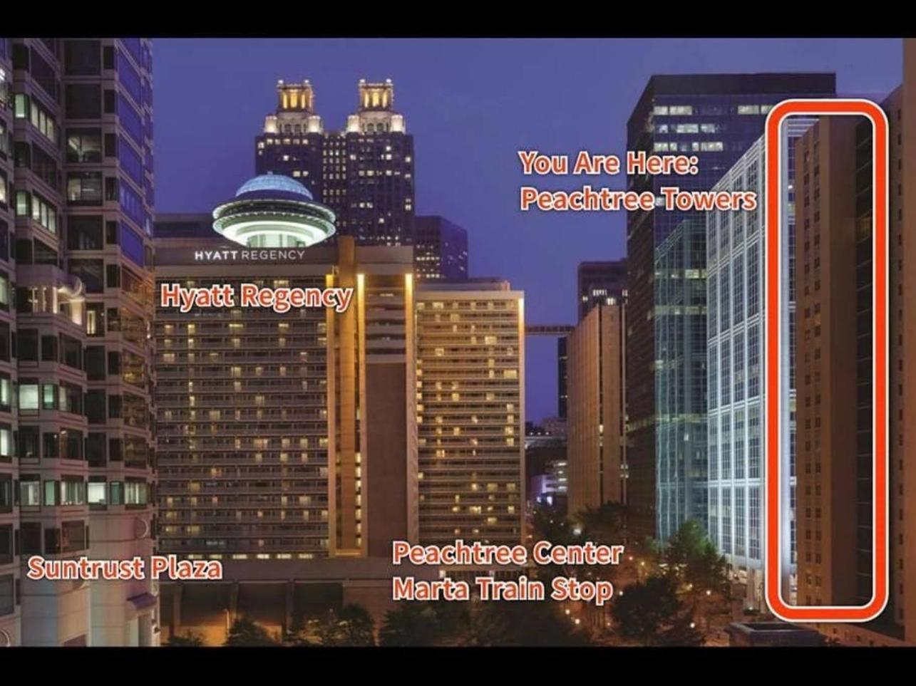 Stayatl High Rise Condo Downtown Atl With Views 애틀랜타 외부 사진